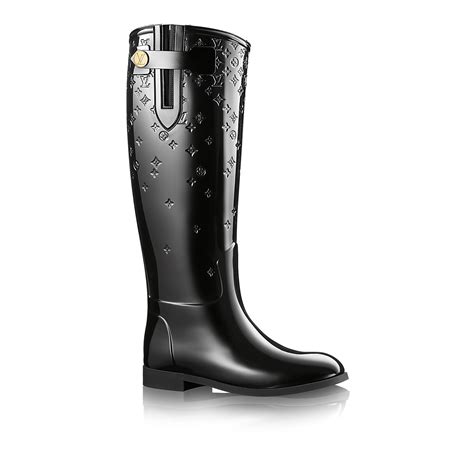 louis vuitton black rain boots|Louis Vuitton ladies boots price.